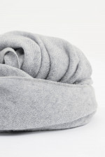 Cashmere-Tuch in Hellgrau meliert