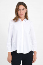 Bluse NORA in A-Form in Weiß