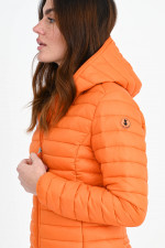 Steppjacke DIZY mit Kapuze in Orange