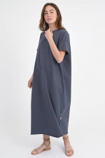 T-Shirt Kleid GIGI in Anthrazit