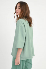 Oversize-Sweatshirt TONY in Sage Green