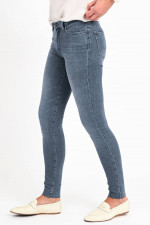 Superstretch Skinny Jeans in Grau