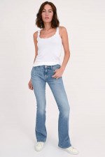 Bootcut Jeans SLIM ILLUSION in Hellblau