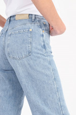 Wide Leg Denim TESS KANSAS in Hellblau