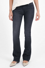 Bootcut Jeans BLACKY mit schwarzer Waschung
