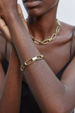 Ketten-Armband CAPSULE LINK in Gold
