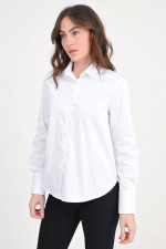 Klassische Bluse in Weiß