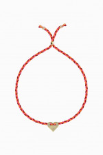 STORY OF MY LIFE Armband HEART in Pink/Orange