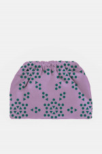 Patterned Clutch in Flieder/Grün