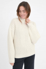 Pure-Cashmere-Pullover KORTNEY in Creme