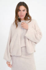 Brushed-Jacke in Mushroom
