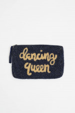 Perlen-Clutch DANCING QUEEN in Navy/Gold