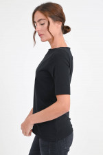 T-Shirt BIANCA in Schwarz