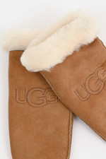Lammfell Fäustlinge SHEARLING in Chestnut 