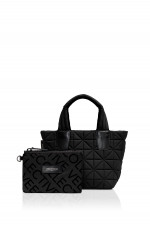 Gesteppte VEE TOTE MINI in Schwarz