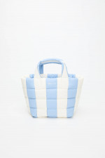Tasche PORTER SMALL in Hellblau/Weiß