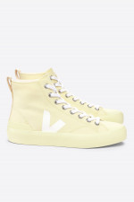 Canvas High Top Sneaker WATA in Vanille/Weiß
