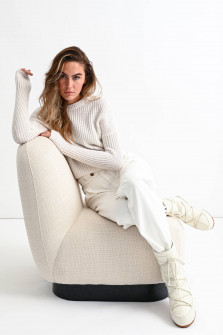 High Waist Jeans MAWSON in Weiß