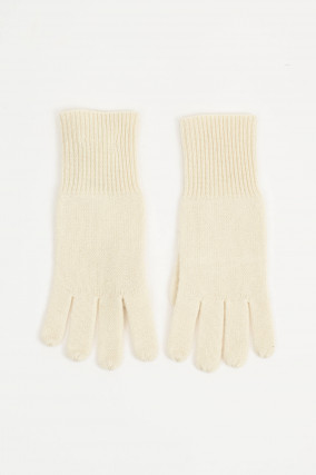 Cashmere-Handschuhe in Creme