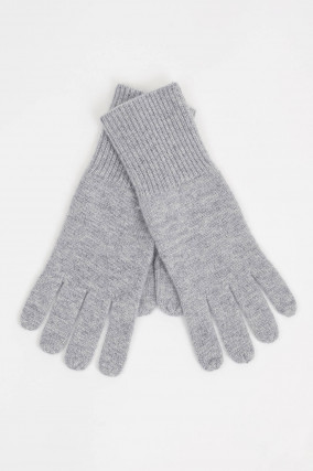  Cashmere Handschuhe in Hellgrau