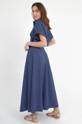 Maxi-Rock SUSANNE in Schieferblau