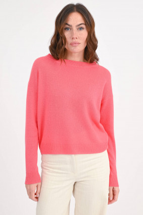 Cashmere-Pullover in Tangerine