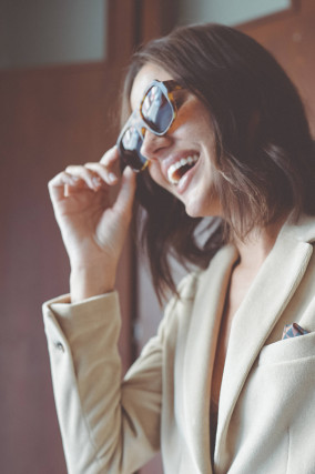 Sonnenbrille SICILY SUNGLASSES in Braun