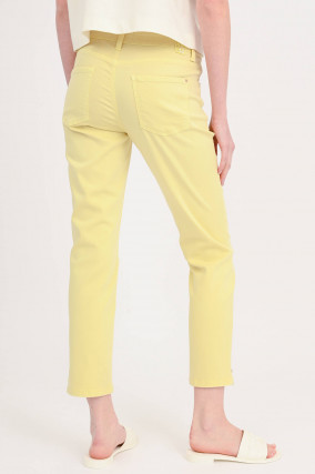 Hose HIGH SUMMER SATEEN in Gelb