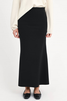 Midi-Rock in Schwarz