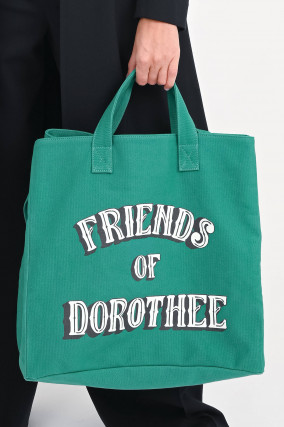 Canvas Tote Bag in Grün