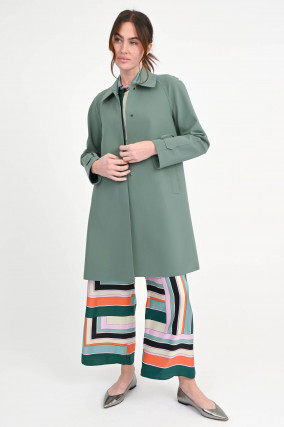 Kurzmantel SCUBA mit Inside-Out-Nähten in Sage