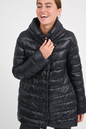Daunenmantel AMELIA in Schwarz 