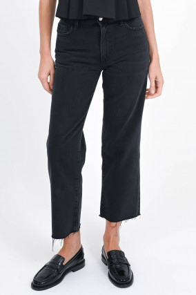 Jeans JILL mit geradem Bein in Graphite Black