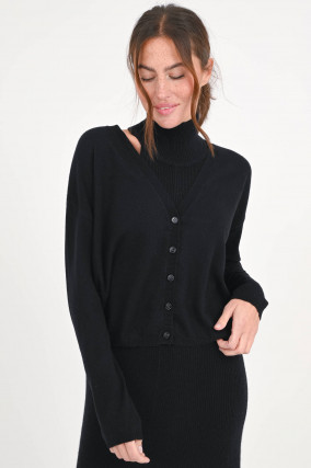 Cardigan ABBY in Schwarz