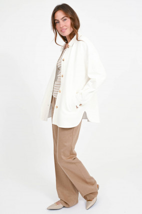 Jacke COMMA aus Sweatware in Weiß