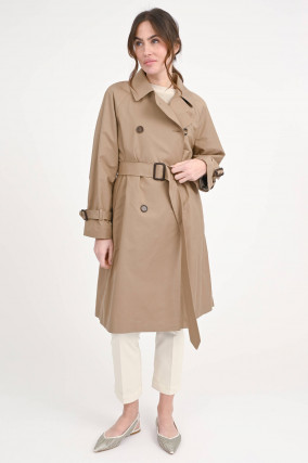 Trenchcoat in Camel