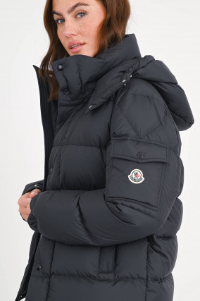 Daunenjacke MAYA in mattem Schwarz