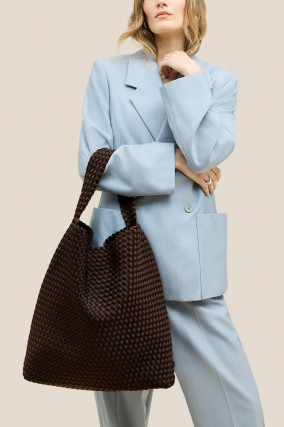 Hobo Bag NOMAD LARGE mit Pouch in Chocolate