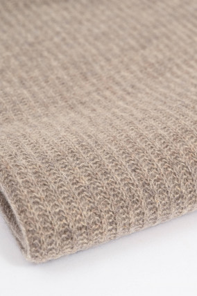 Schal aus Cashmere in Sand