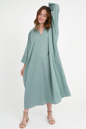 A-Linien-Kleid SAKURA in Sage Green