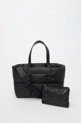Tasche SMALL PORTER MARCHE in mattem Schwarz