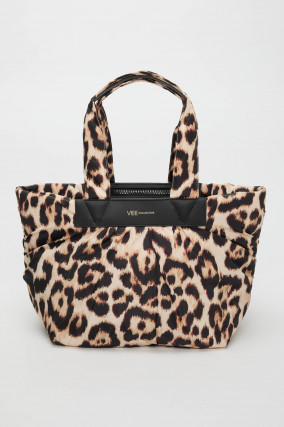 Leo-Tasche CABA TOTE MEDIUM in Beige/Schwarz/Braun