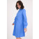 Kleid CAYA aus Baumwoll-Mix in Blau