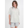 Kurzarm Leinenbluse ZOE in Stone