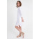 Kleid MALBINA mit Biesen in Weiß