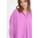 Bluse BIA mit Tunika-Ausschnitt in Radiant Orchid
