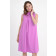 Kleid ANGELA mit Rüschenkragen in Radiant Orchid