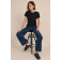T-Shirt AMANI aus Modalmix in Schwarz
