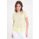 T-Shirt aus Hanf in Light Lemon