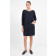 Kleid aus reiner Wolle in Navy